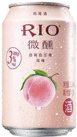 RIO 锐澳 微醺鸡尾酒【白桃白兰地风味】3% 330ml